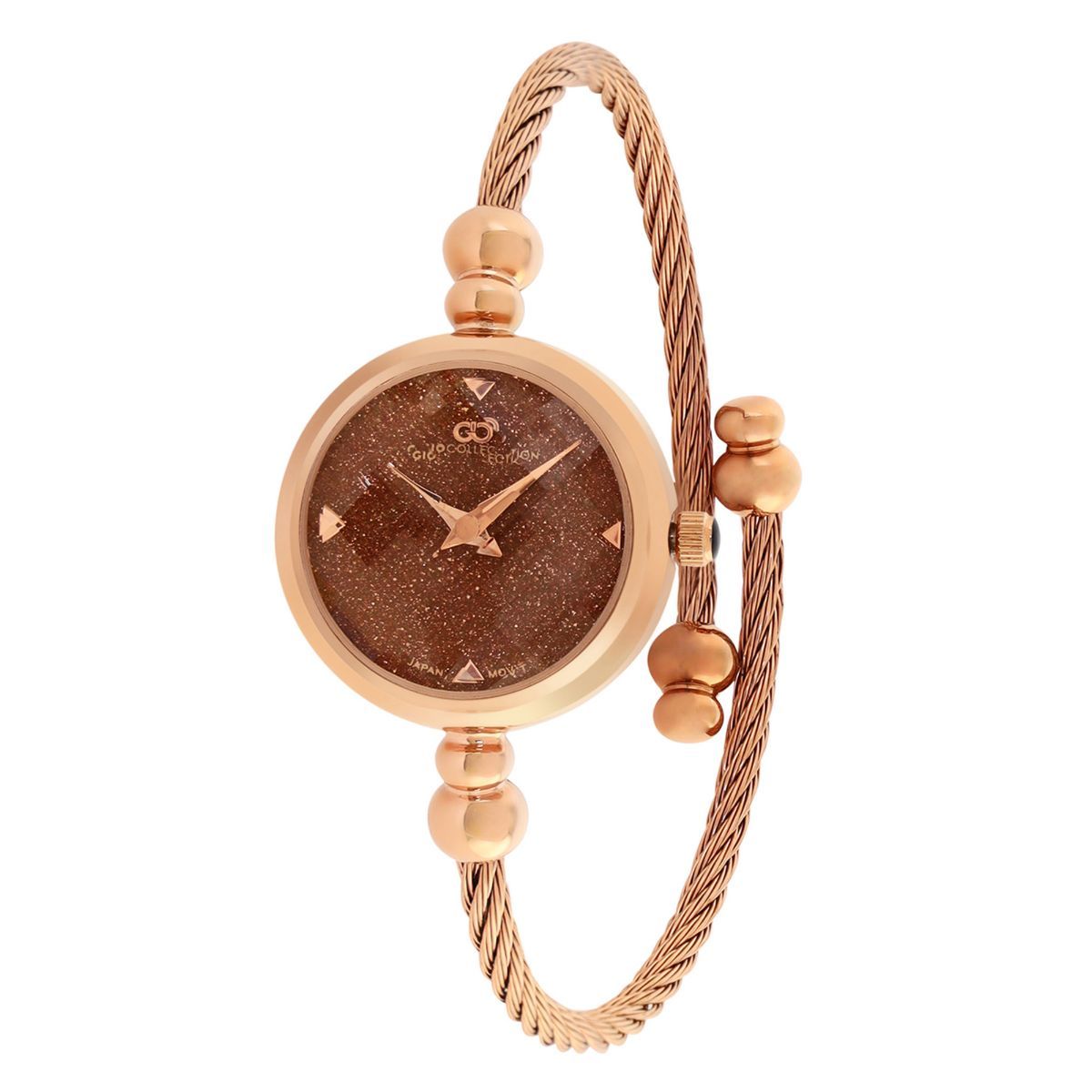 Buy Gio Collection Analogue Rose Gold Dial Watch For Women Online