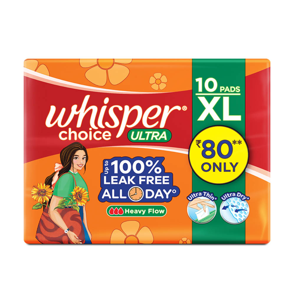 Whisper Choice Ultra XL Sanitary Pads