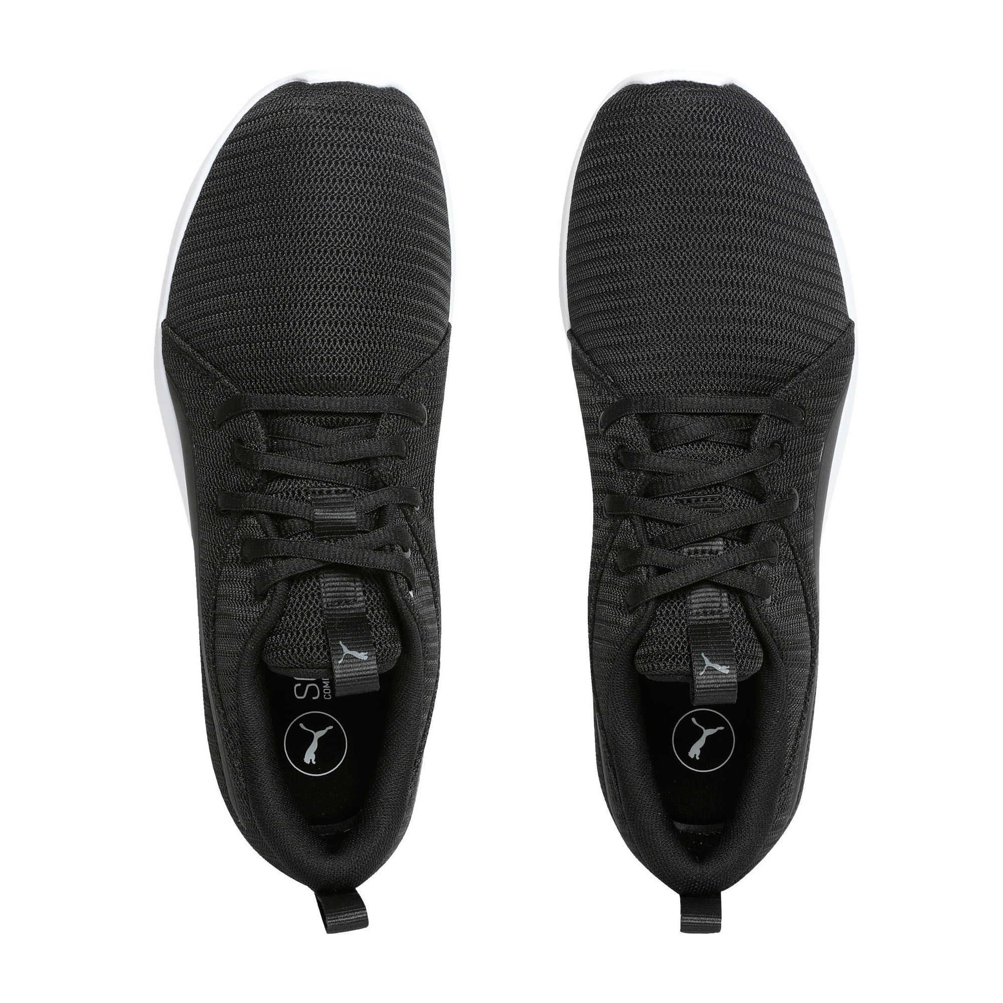 puma unisex black shoes