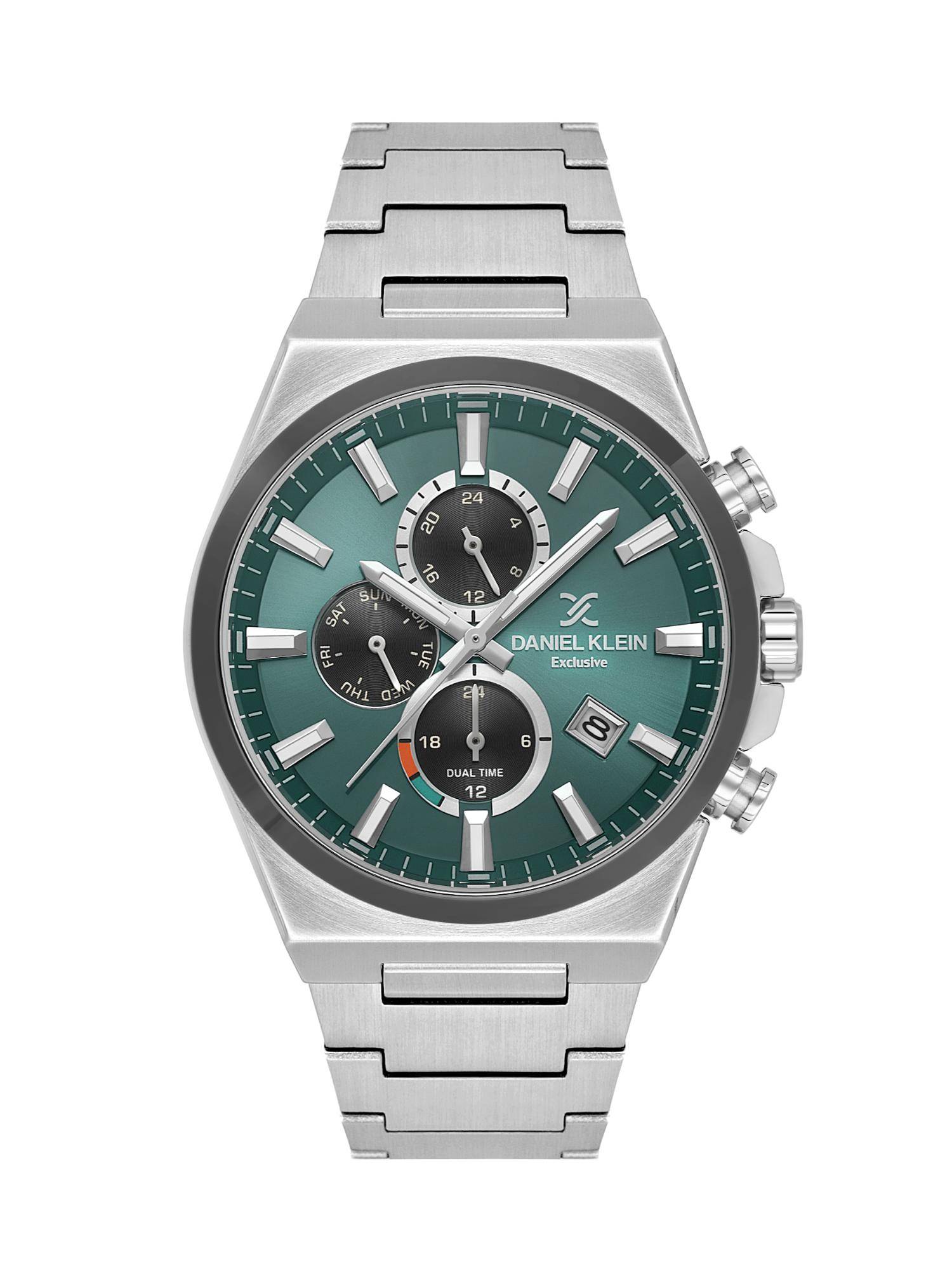 Daniel Klein Men Green Dial Multifunction Analog Watch - DK.1.14347-4 (M)