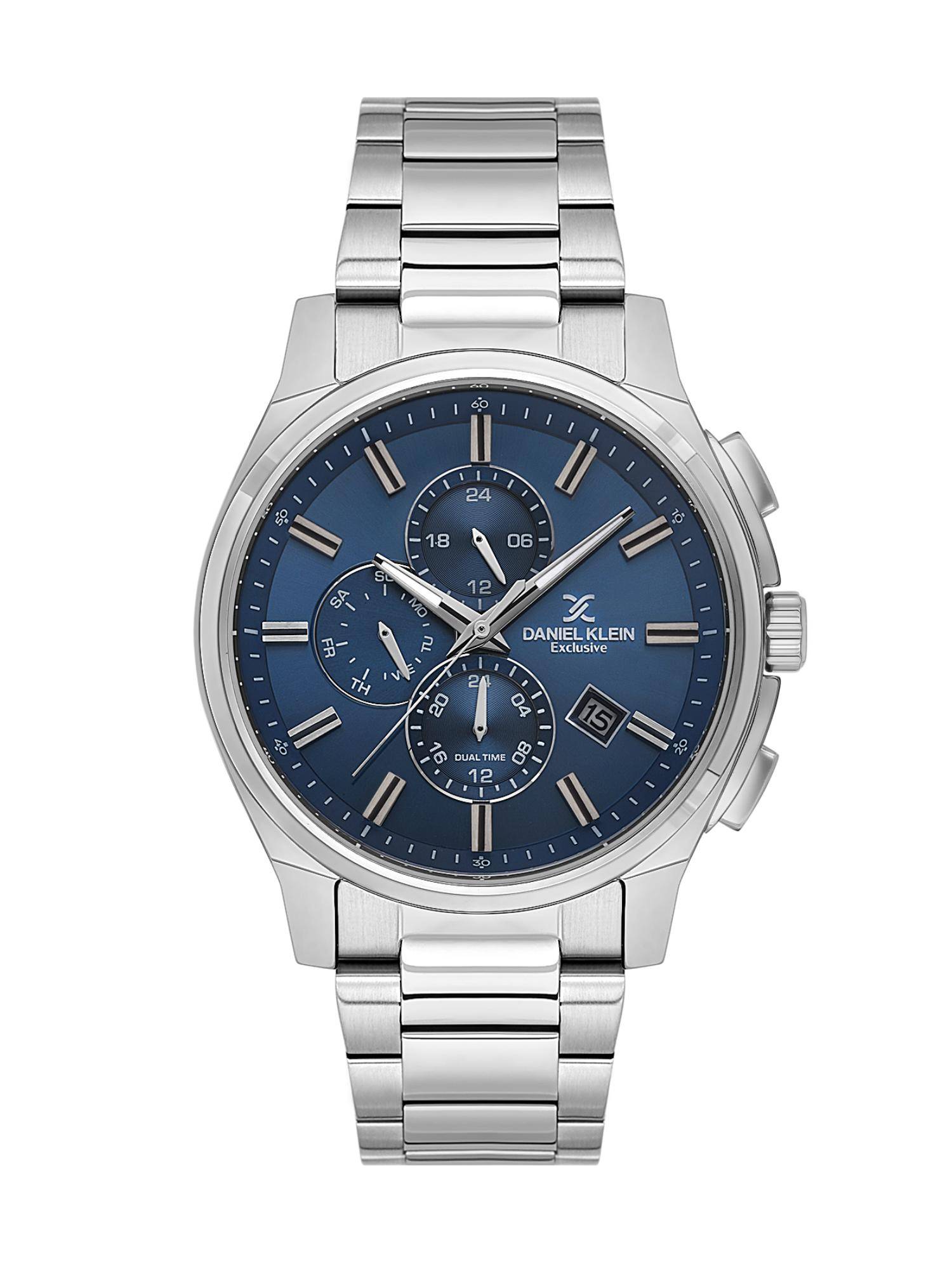 Daniel Klein Men Blue Dial Stylish Chronograph Watch - DK.1.14350-3 (M)