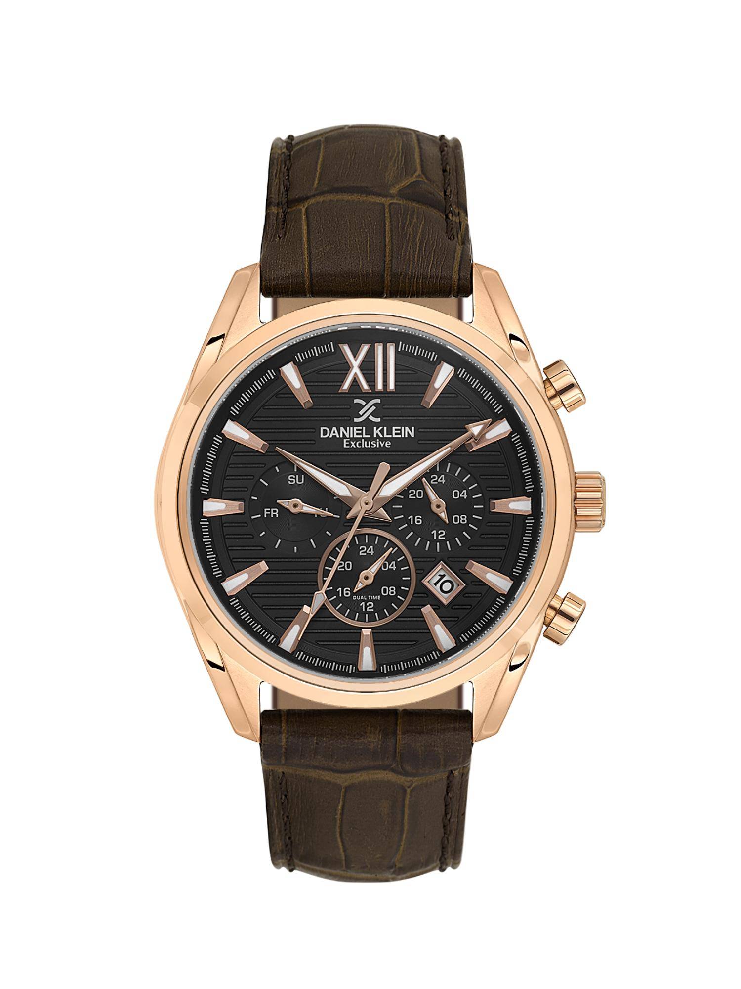 Daniel Klein Men Black Dial Stylish Analog Watch - DK.1.14355-5 (M)