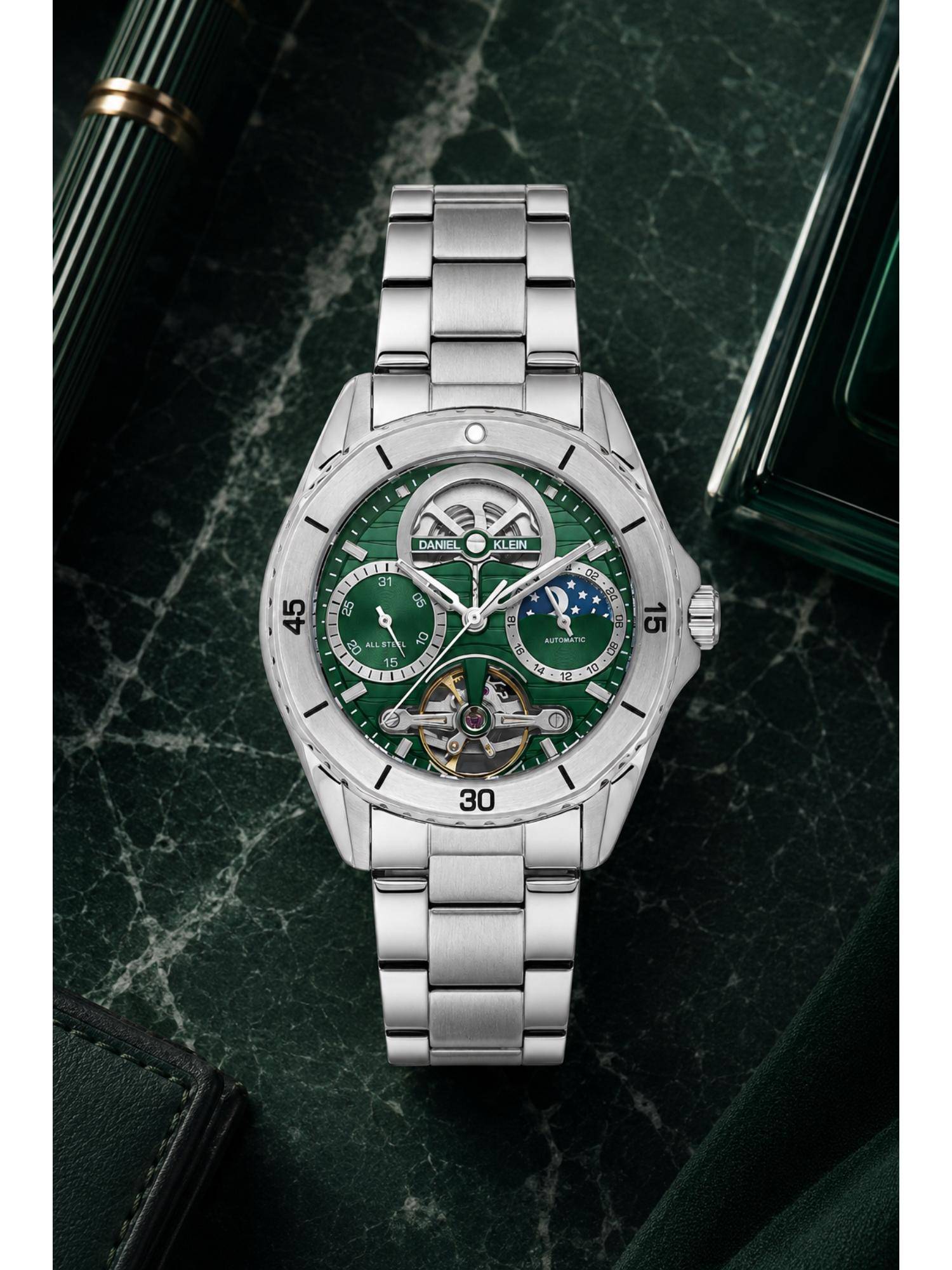 Buy Daniel Klein Men Green Dial Chronograph Watch - DK.1.14474-4