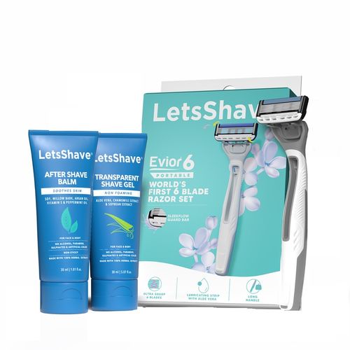 LetsShave Evior Portable Women Shaving Kit