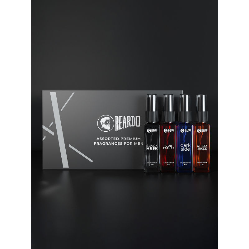 Beardo Assorted Premium Perfume Gift Set for Men 4 units with Long Lasting Fragrances | Gift for Men