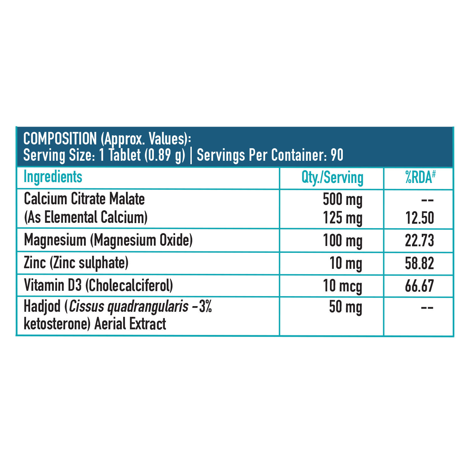 HealthKart HK Vitals Calcium + Vitamin D3 Supplement Tablets Buy