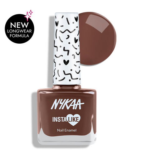 Nykaa InstaLike Long Lasting Nail Enamel - Coffee Club 370