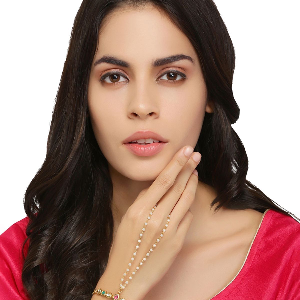 Accessher Women GoldPlated Armlet Buy Accessher Women GoldPlated