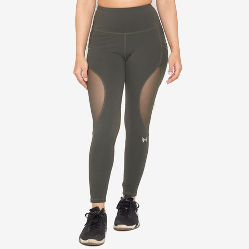 Skyria Athena Mesh Leggings - Stygian Black