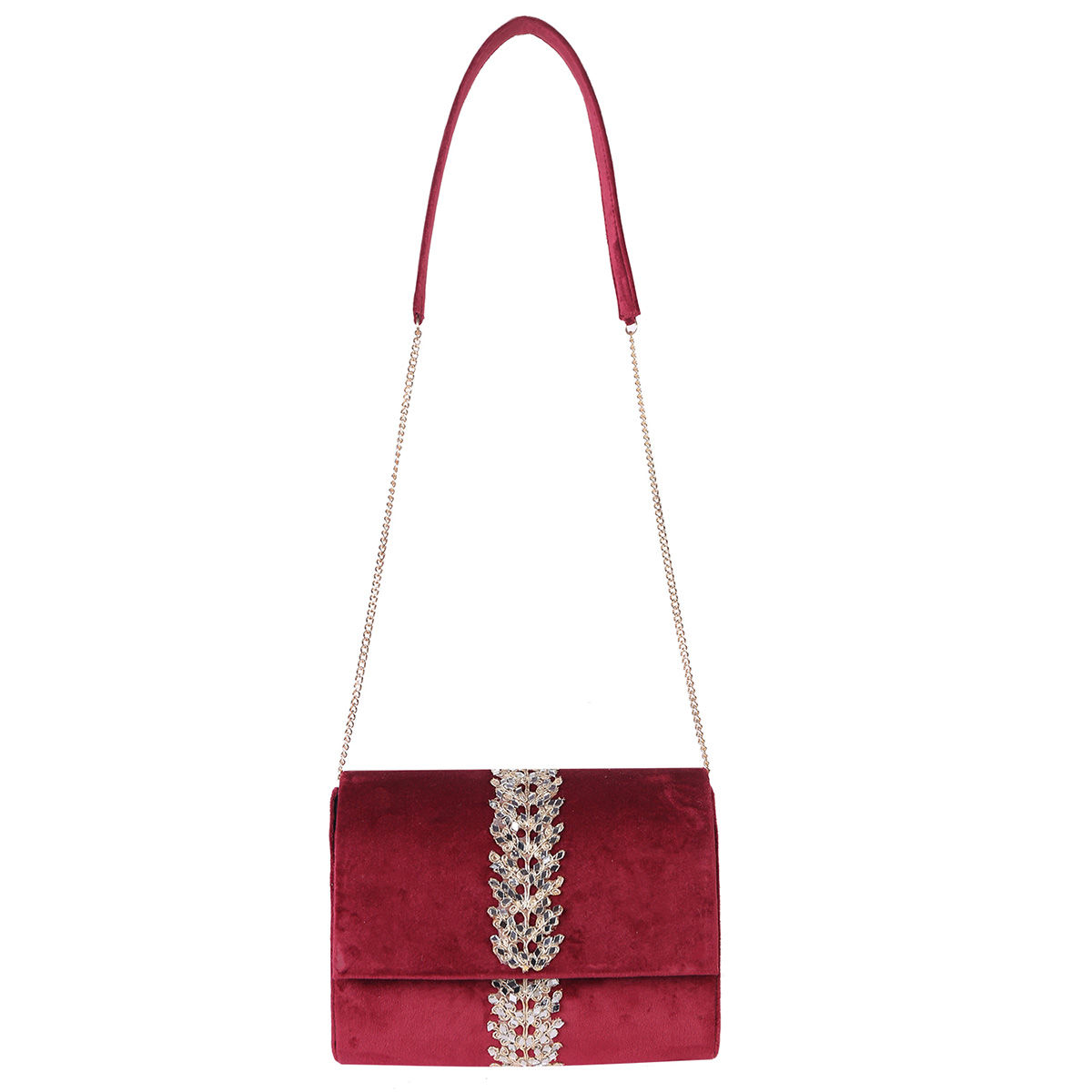 Angeline Red Velvet Designer Sling Bag Buy Angeline Red Velvet