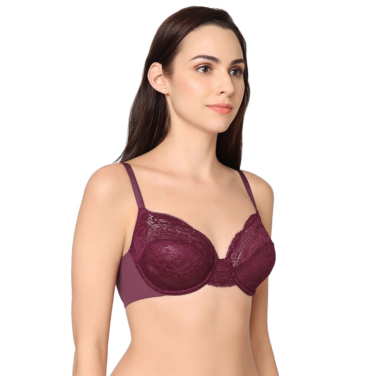 Buy Wacoal India Essential Lace Non padded Wired Medium Coverage 3 4th buy-wacoal-india-essential-lace-non-padded-wired-medium-coverage-3-4th