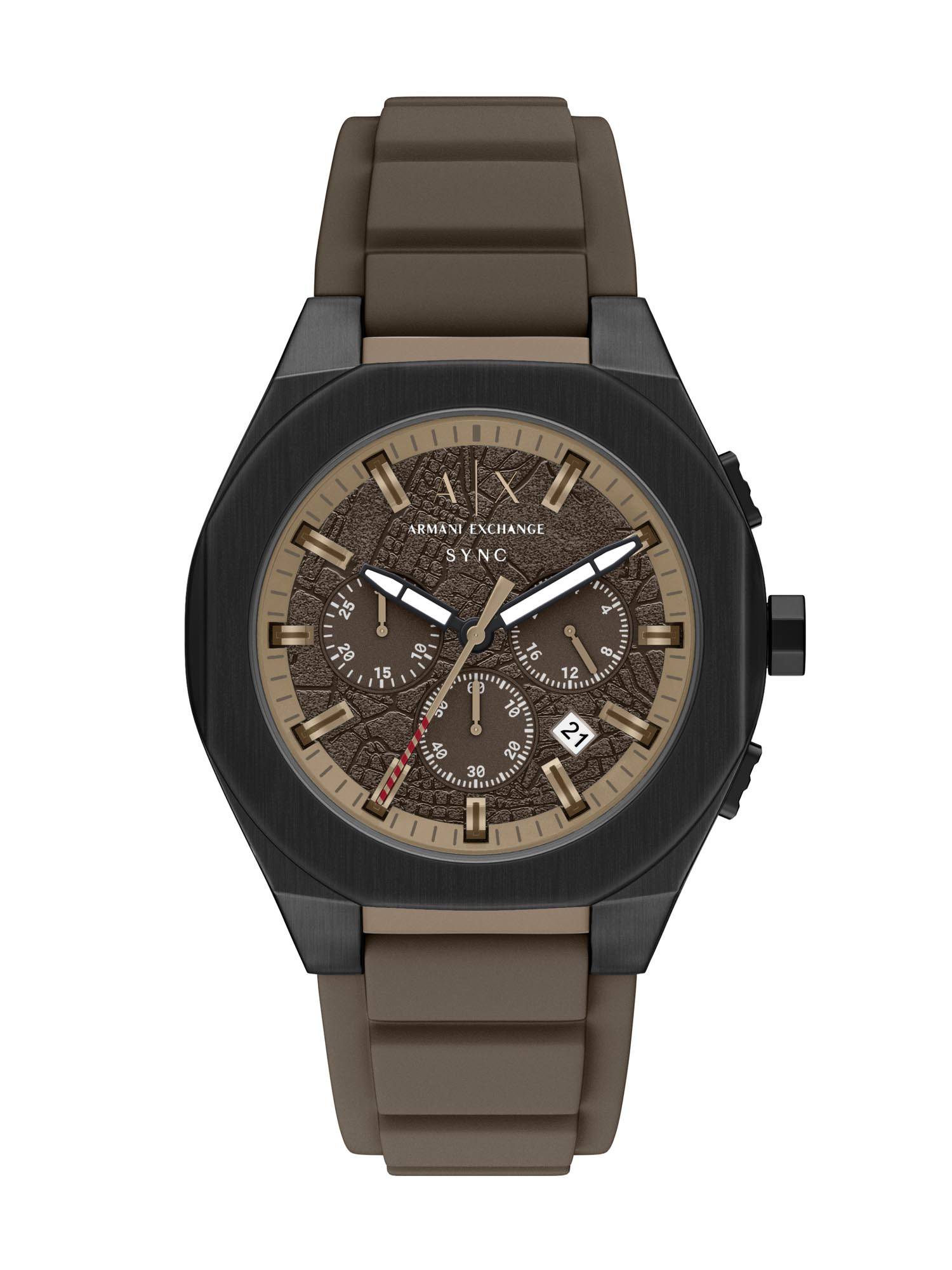 ARMANI EXCHANGE Brown Men Quartz Watch (AX4293) (M)