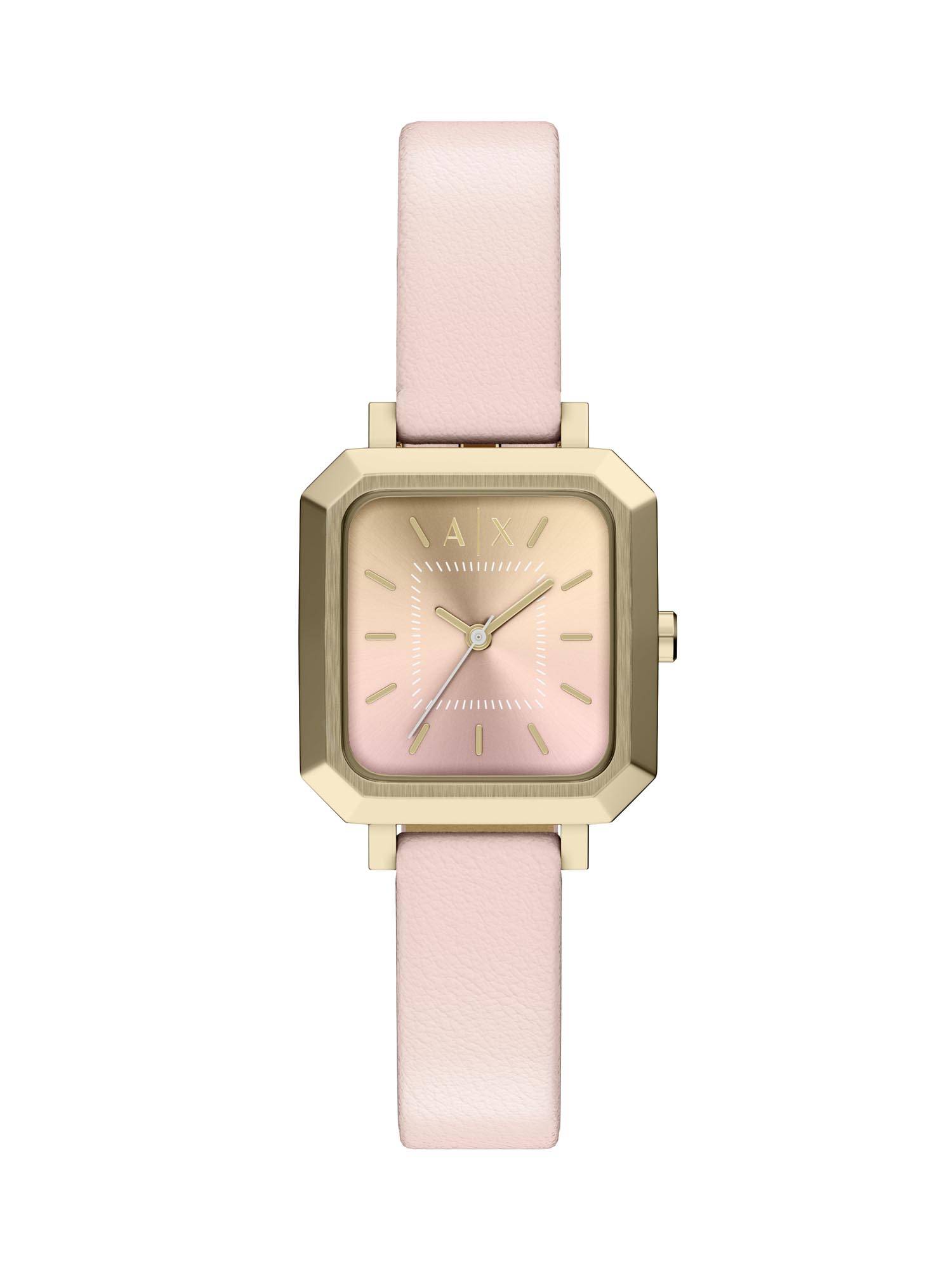 ARMANI EXCHANGE Pink Gold Toned Women Quartz Watch (AX5737) (M)