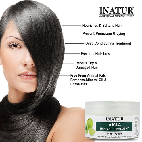 Inatur Amla Hot Oil Treatment: Buy Inatur Amla Hot Oil Treatment Online at  Best Price in India | Nykaa