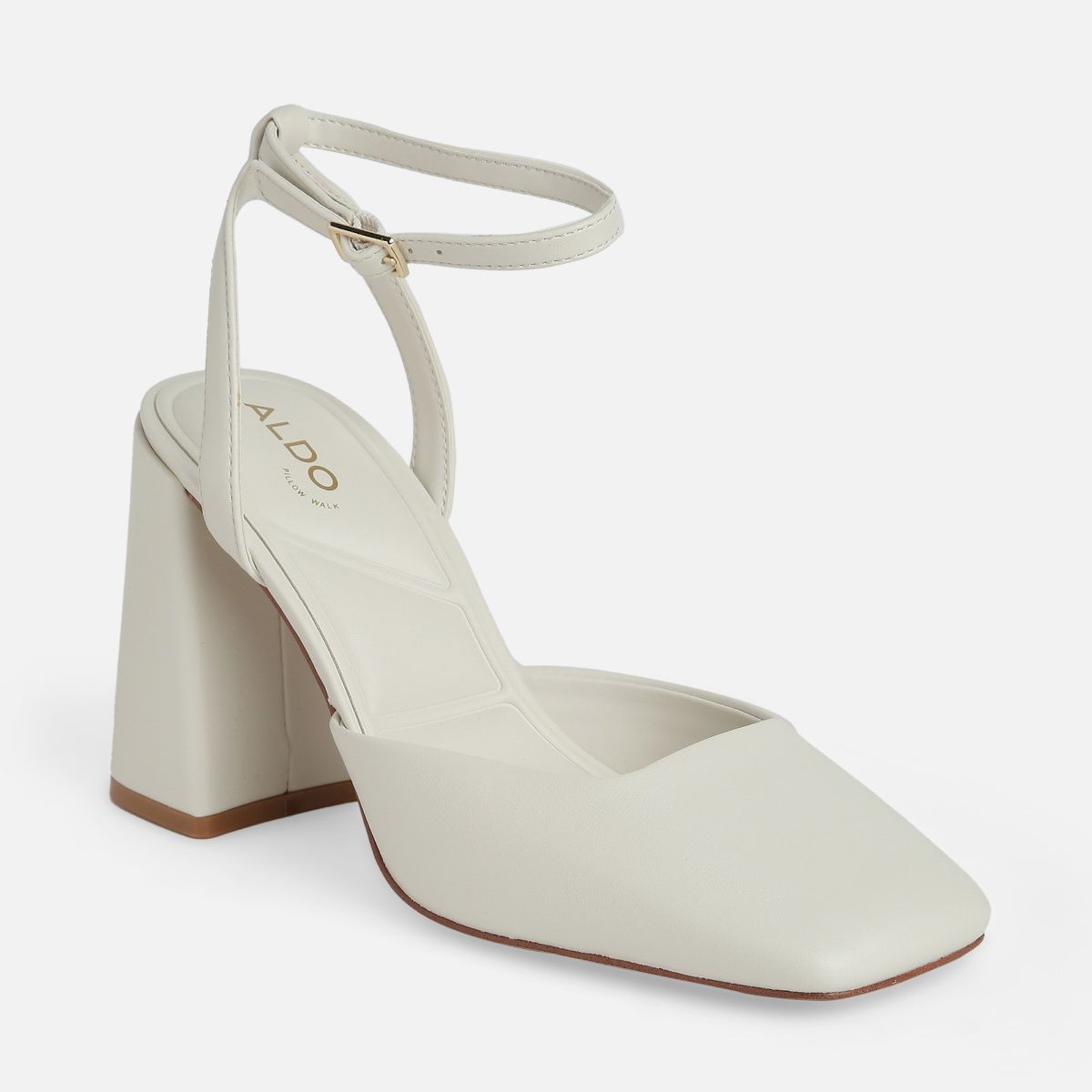 Aldo Ingenue Synthetic White Solid Heels: Buy Aldo Ingenue Synthetic ...