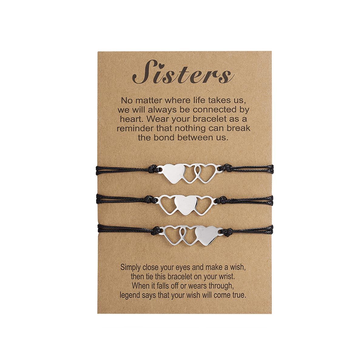 Buy 3 Sisters Bracelet Set Personalized Gifts Sisters Jewelry 3 Online in  India  Etsy