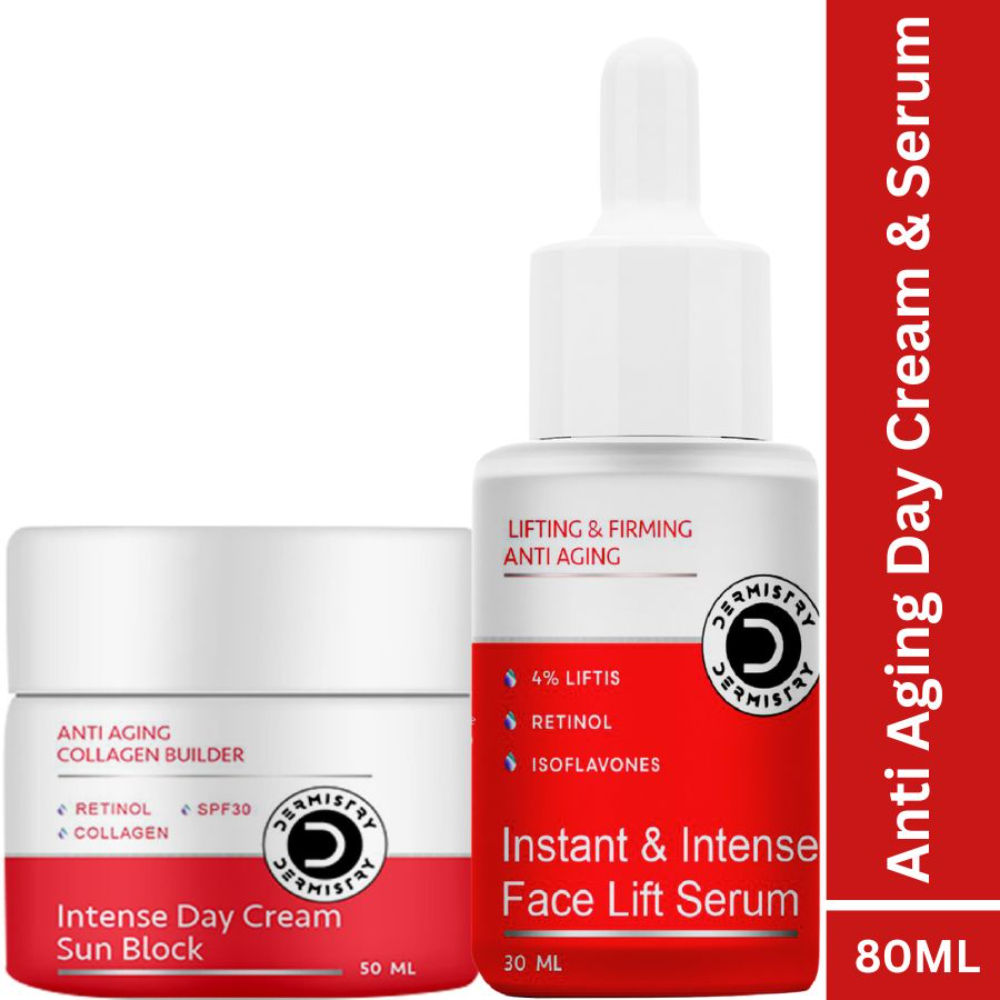 Dermistry Retinol Spf 30 Anti Aging Day Cream & Instant Skin Tightening Firming Ageing Face Serum