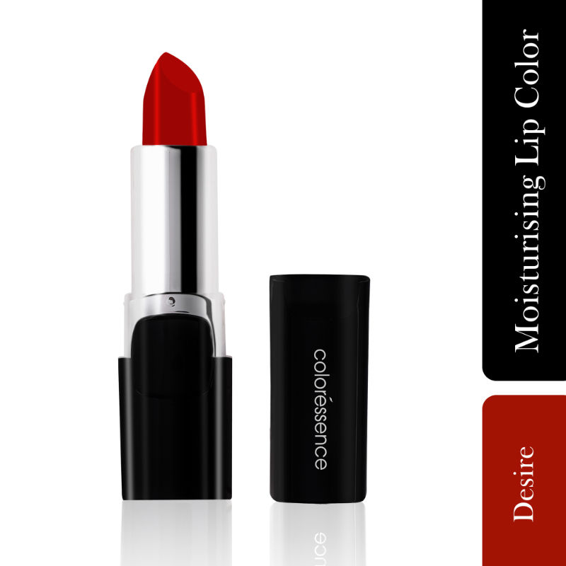 Coloressence Moisturising Lip Color Satin Finish Long Stay Waterproof Lipstick - Desire