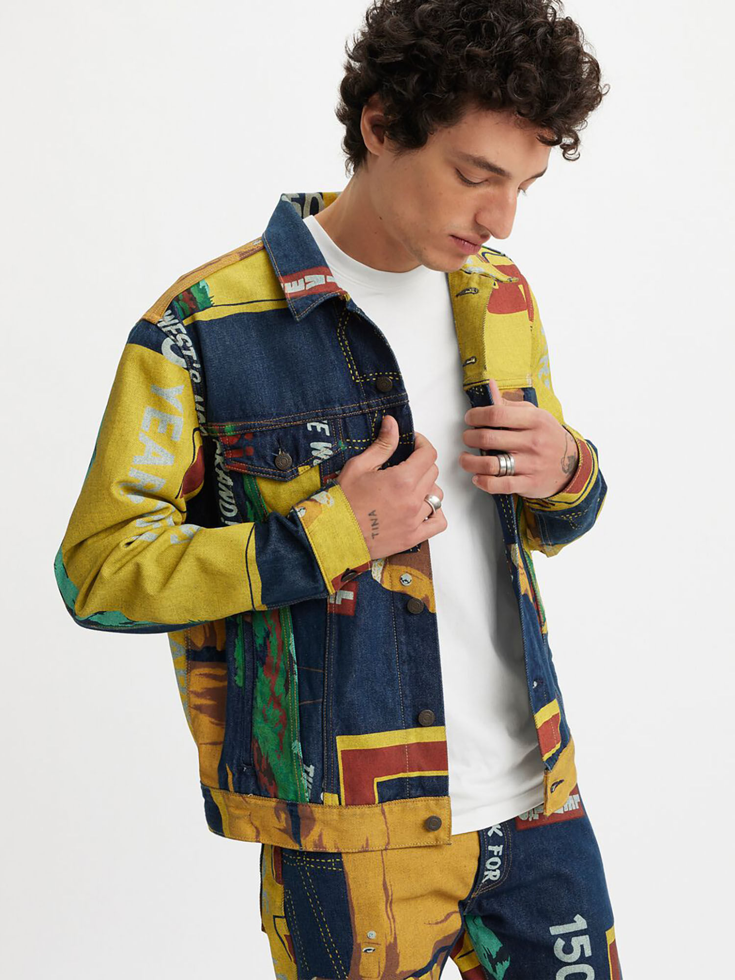 Levi's multicolor jacket best sale