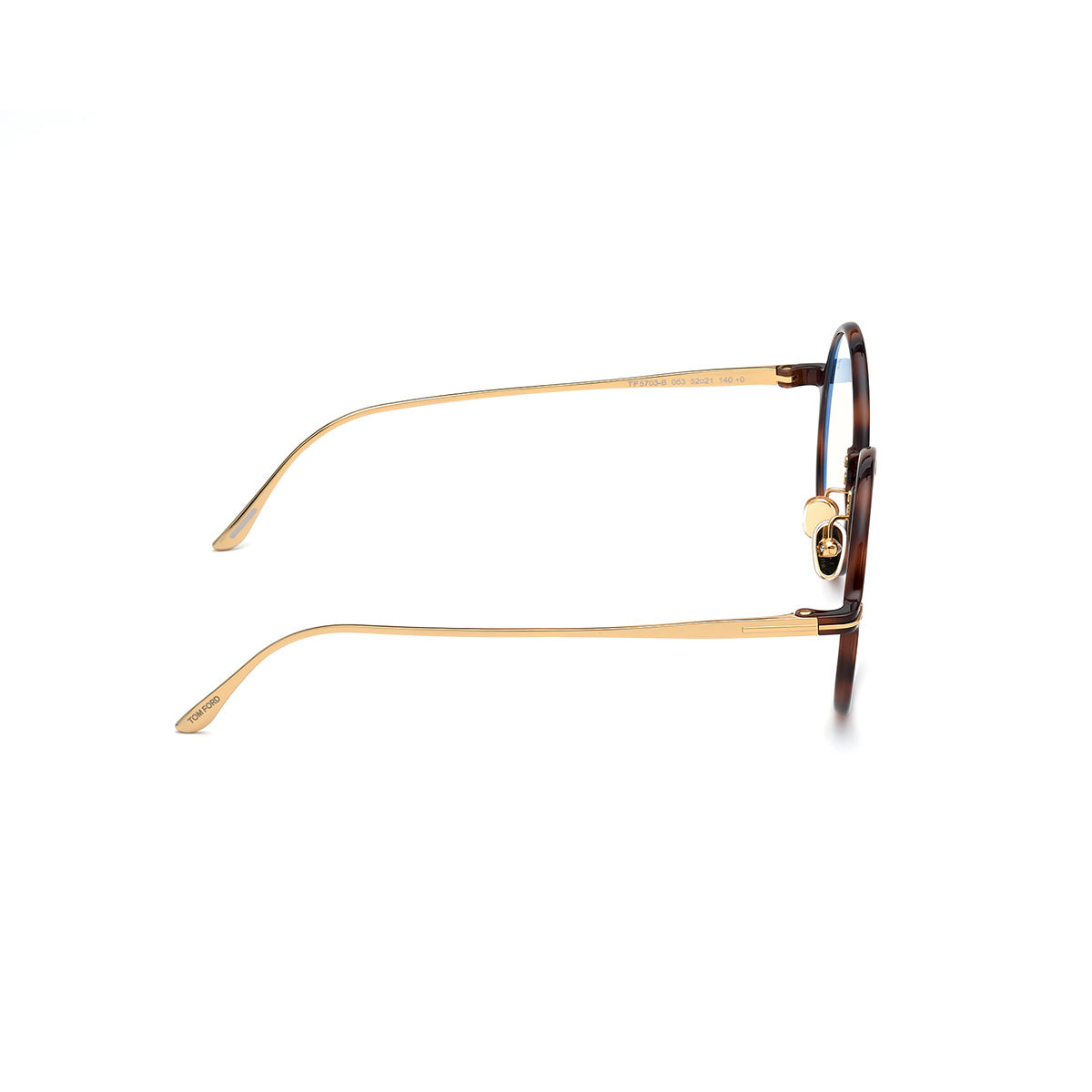 Tom Ford Sunglasses Brown Plastic Eyeglasses FT5703-B 52 053: Buy Tom ...