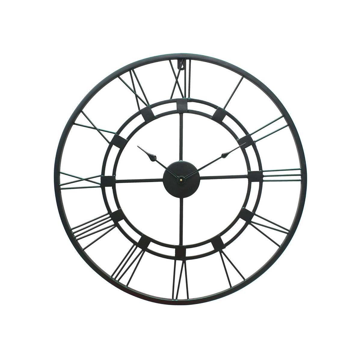 eCraftIndia Black Round Iron Wall Clock Buy eCraftIndia Black Round