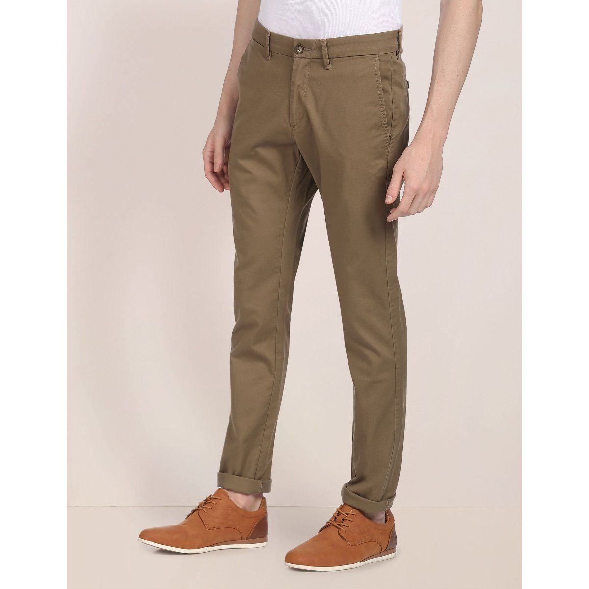Buy US Polo Assn Twill Textured Casual Trousers  NNNOWcom