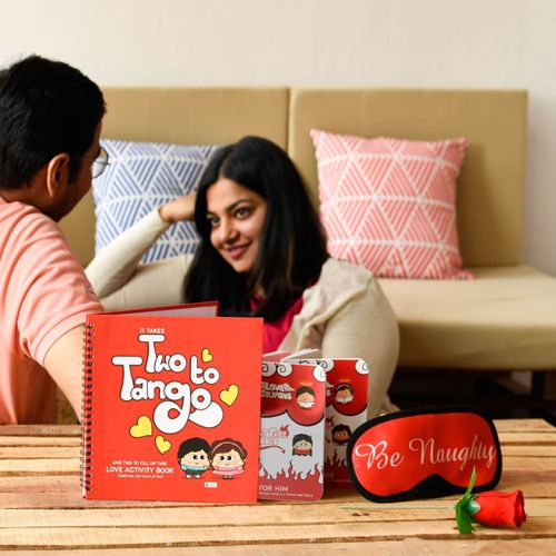 Indigifts Gift Hamper Senses Kit Gift Set for Lover Valentine Combo  Valentine Gift - Main Image