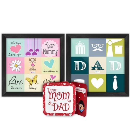 Buy Indigifts Anniversary Gift Parents Quote Printed Multi Poster