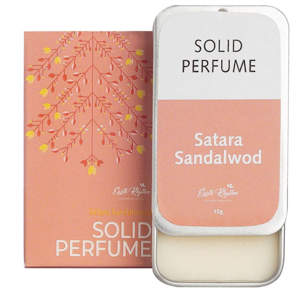 Earth Rhythm Satara Sandalwood Solid Perfume: Buy Earth Rhythm Satara  Sandalwood Solid Perfume Online at Best Price in India | Nykaa