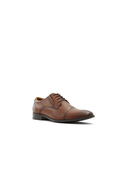 Buy Aldo Men Cognac Tan Dress Lace Up Casual Derbies Online