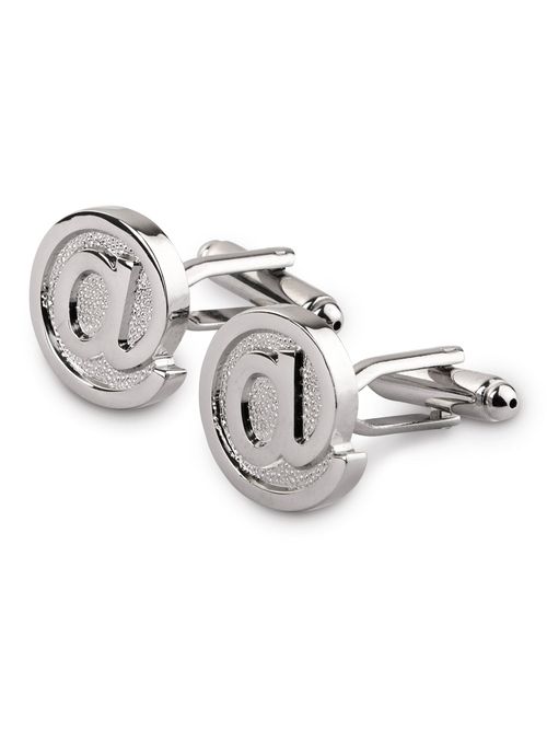 Buy PELUCHE The Internet Novelty Silver Cufflinks for Men Online