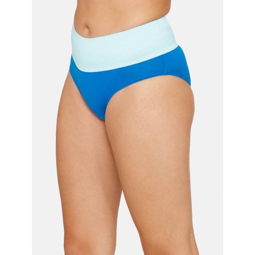 Buy Zivame High Rise Full Coverage Tummy Tucker Hipster Panty - Assorted  (Pack of 2) Online