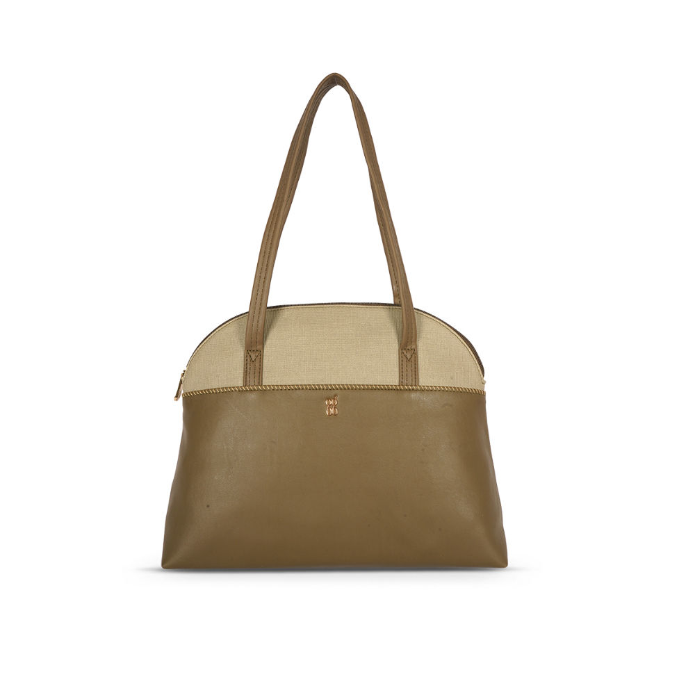 Baggit Lxe Beth E Diego Olive Green Solid Handbag: Buy Baggit Lxe Beth