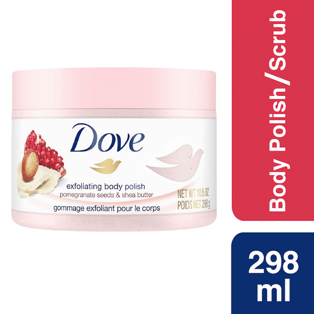 dove pomegranate body scrub
