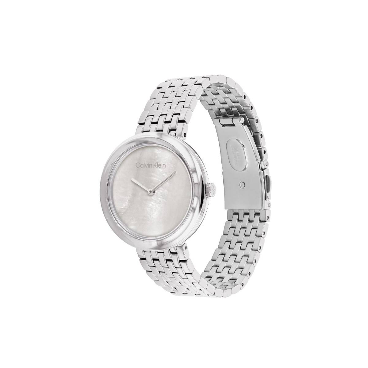 Buy Calvin Klein Women Quartz Silver Round Shape Dial Watch - 25200320 ...