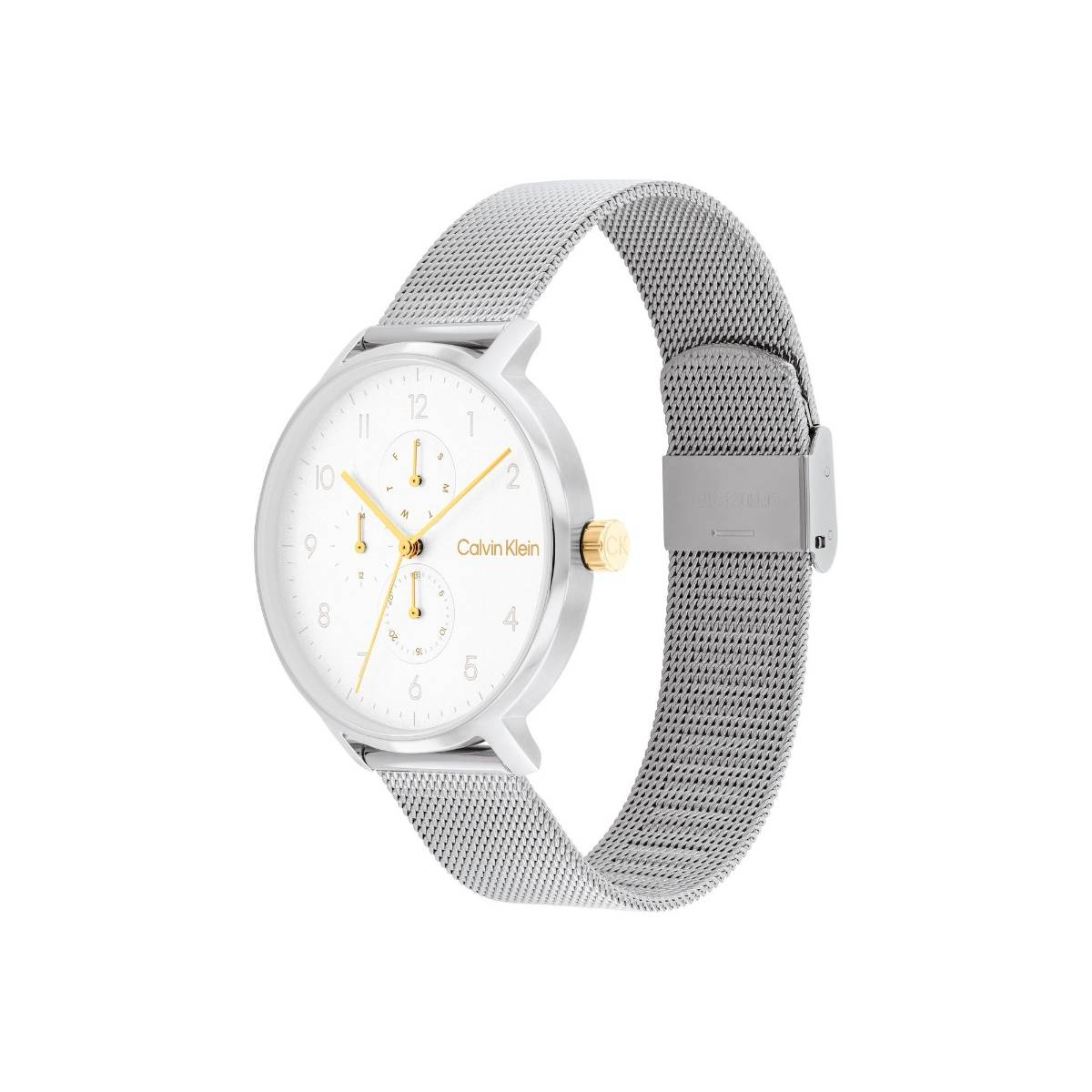 Buy Calvin Klein Women Quartz White Round Shape Dial Watch - 25200405 ...