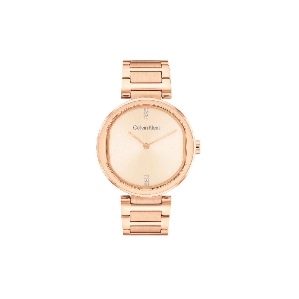 Buy Calvin Klein Women Quartz Rose Gold Round Shape Dial Watch ...