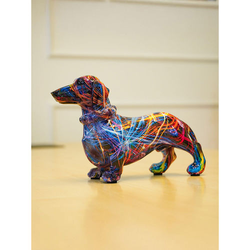 Ekhasa Cute Dachshund Dog Show Piece for Home Decor