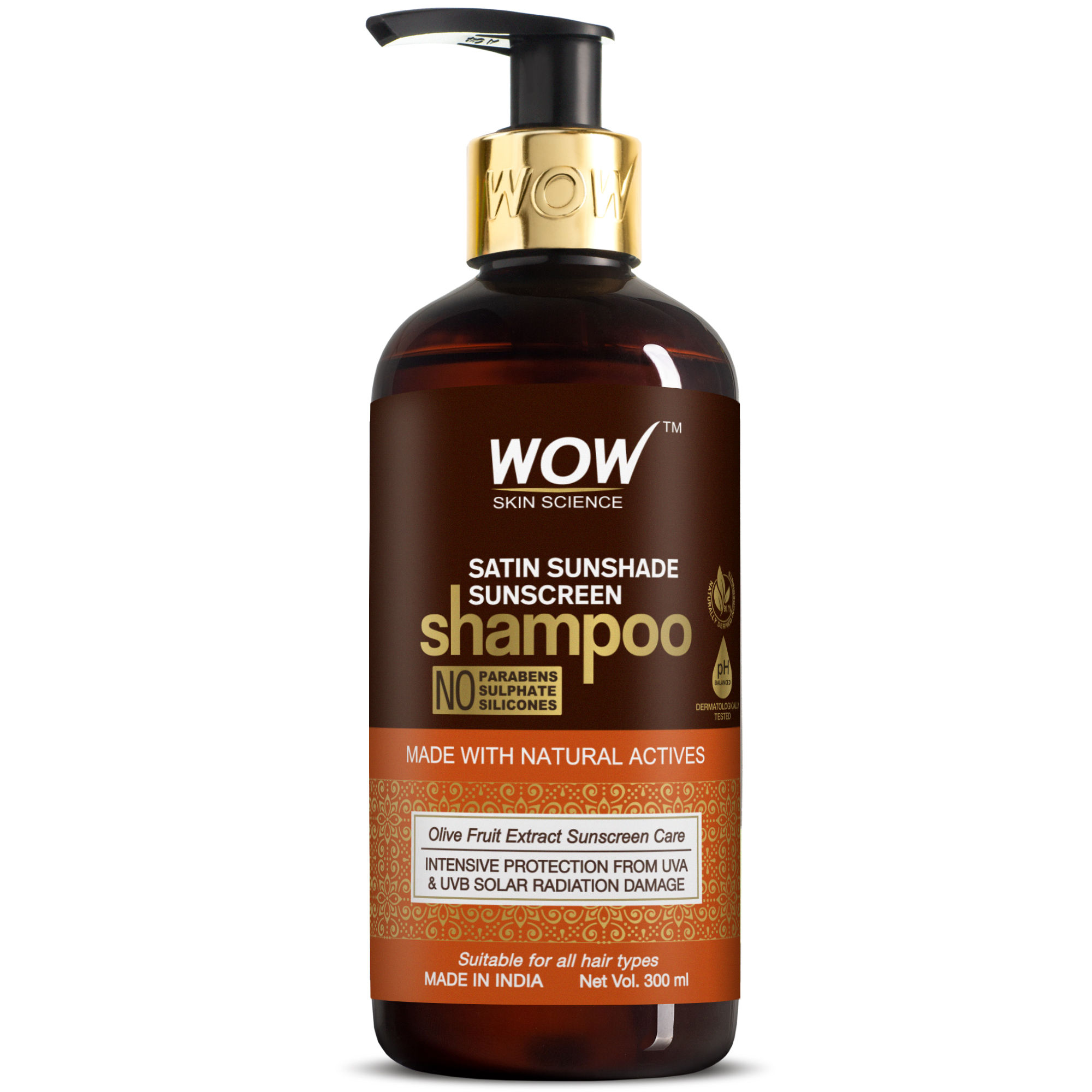 WOW Skin Science Satin Sunshade Sunscreen Shampoo