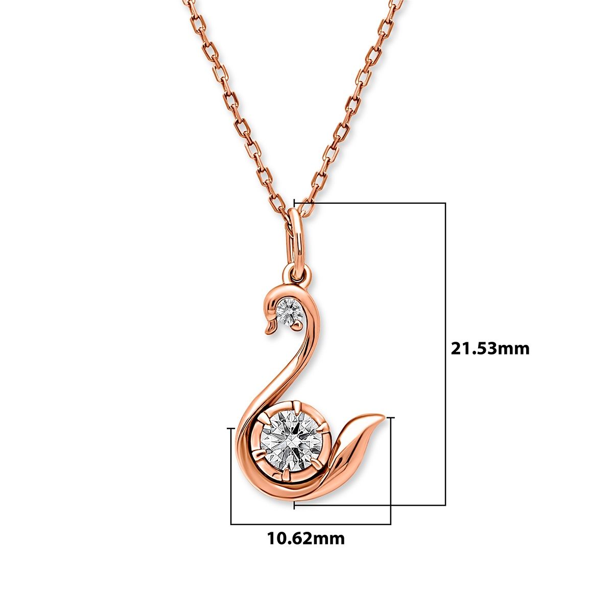 Flash Zircon Swan Pendant Necklace For Women White Gold Color Thick Plated  Sweater Chain Fashion Jewelry for Female Free Shippin