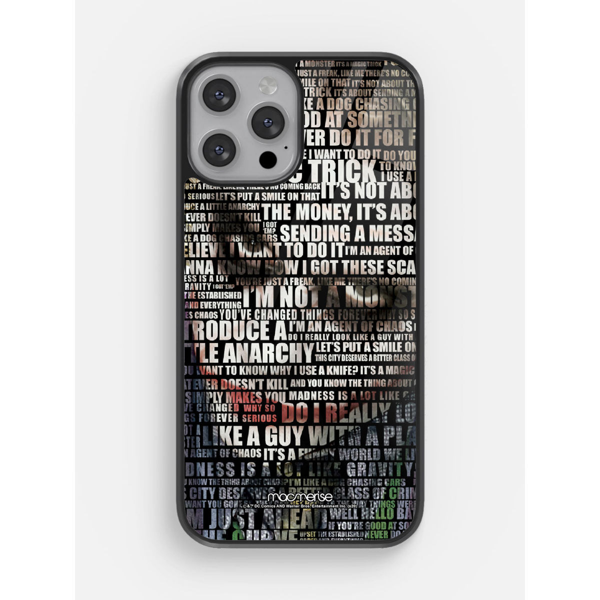 Macmerise Joker Quotes Glass Case (iPhone 14 Pro)