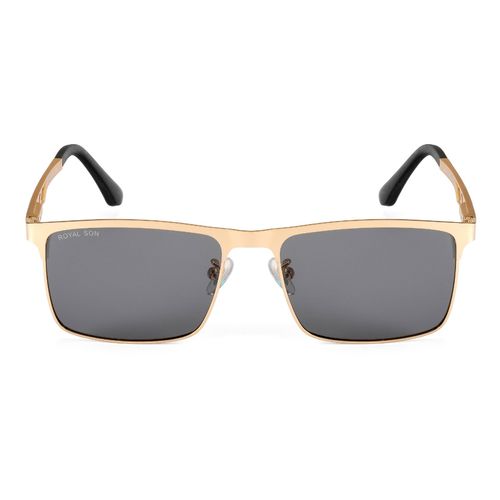 Buy Royal Son Rectangle Clubmaster Polarized UV Protection Black Men  Sunglasses - CHI00130-C4 Online