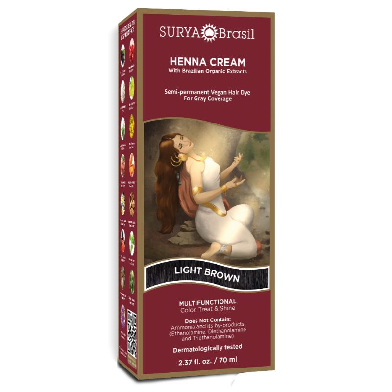 Buy Surya Brasil Henna Cream Light Brown Online