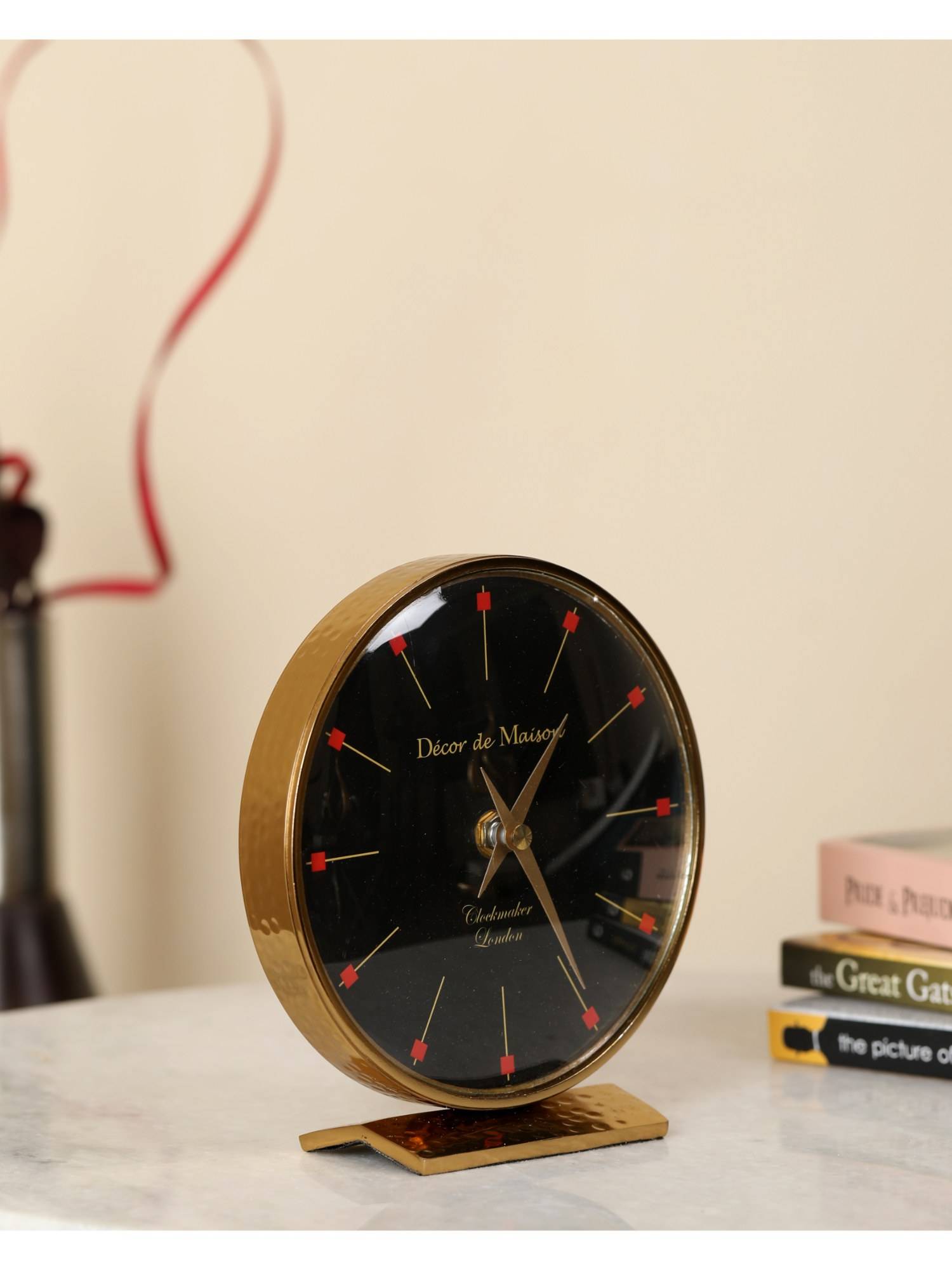 De Maison Decor Minno Gold Table clock