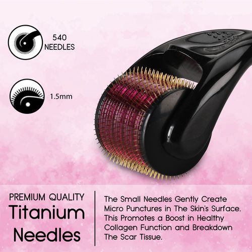 Agaro Derma Roller Dr150, 540 Titanium Alloy Micro Needles, Relieve  Skin Fatigue: Buy Agaro Derma Roller Dr150, 540 Titanium Alloy Micro  Needles, Relieve Skin Fatigue Online at Best Price in India |