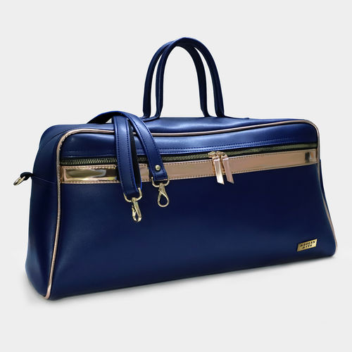 Buy Modern Myth Voyager Blue Rosegold Travel Bag Online