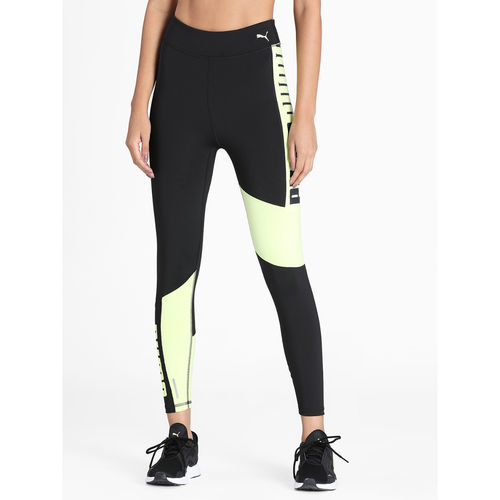 Puma Womens Favourite Logo High Waist 7/8 Training Tights - Black