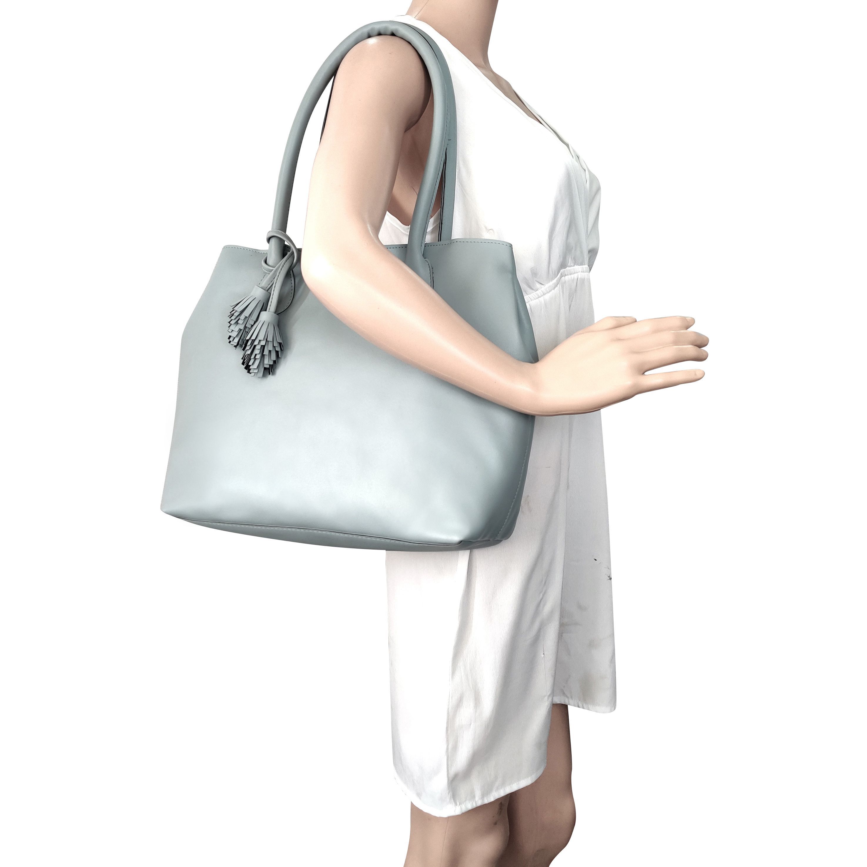 Buy Toteteca Tassled Shoulder Bag Blue Online