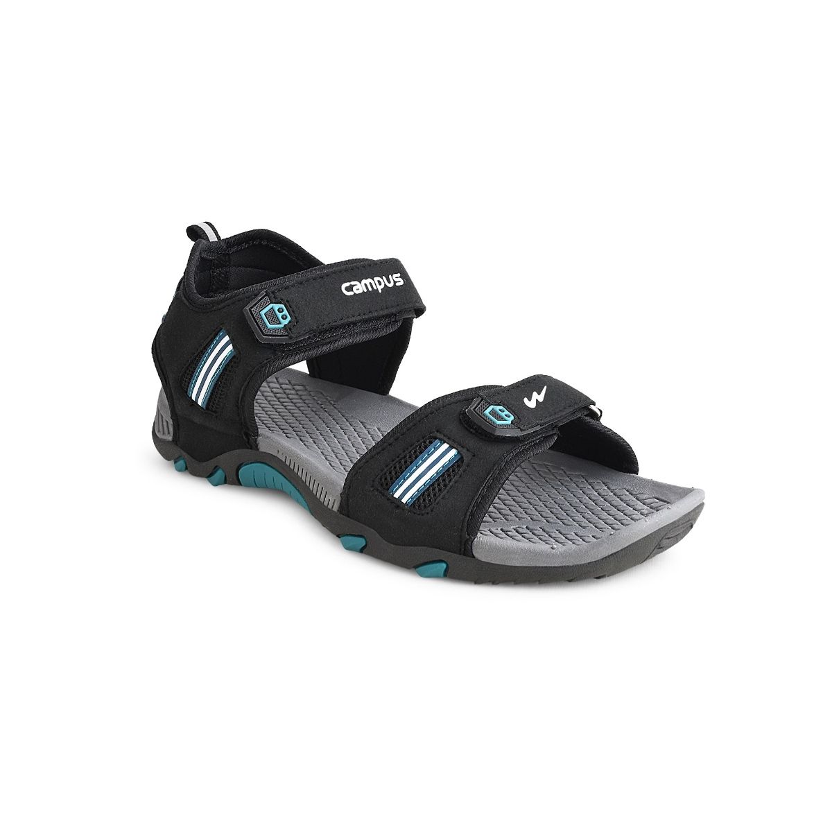 CAMPUS Men Black Sandals - Buy CAMPUS Men Black Sandals Online at Best  Price - Shop Online for Footwears in India | Flipkart.com