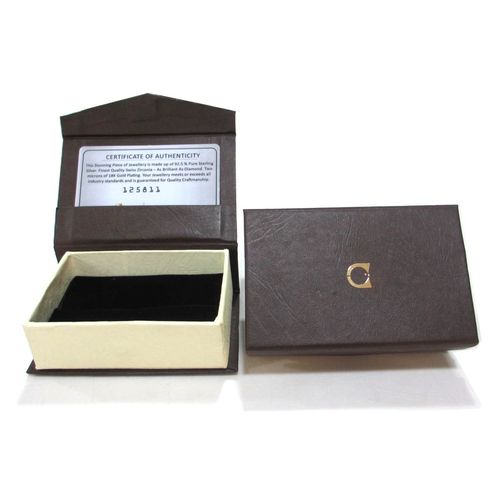 CLARA Swarovski Zirconia 925 Sterling Silver Enzo Solitaire Bracelet Gift  For Women and Girls - Main Image